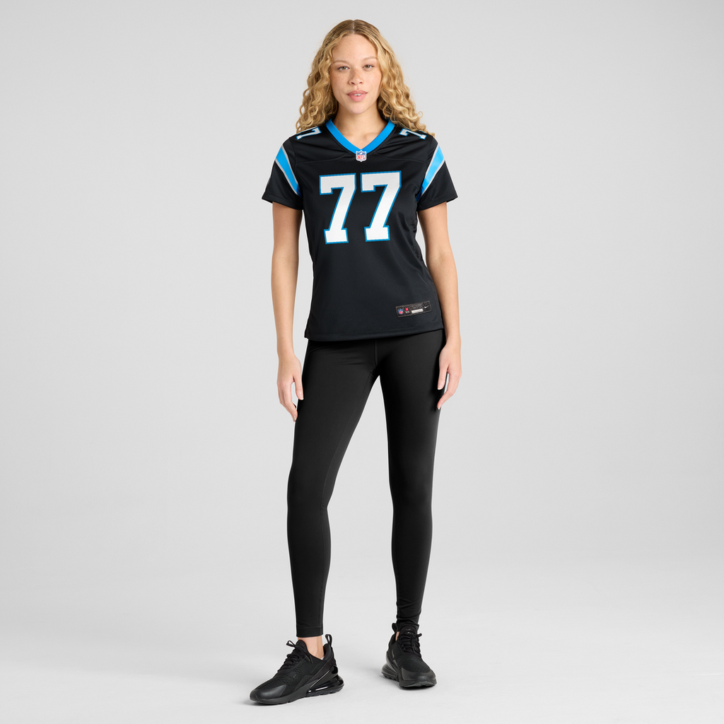 Luke Fortner Carolina Panthers Nike Women's Team Game Official Jersey -  Black