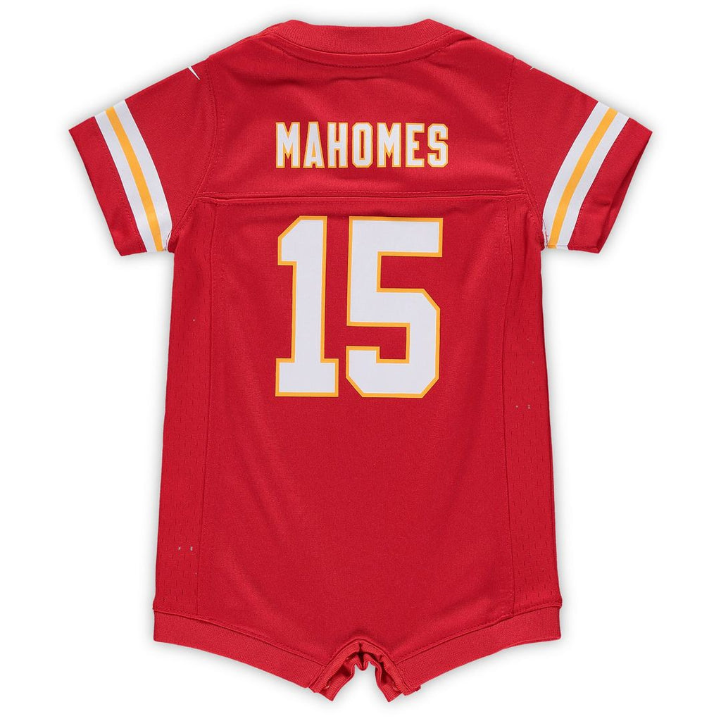 Patrick Mahomes Kansas City Chiefs Nike Infant Romper Official Jersey - Red