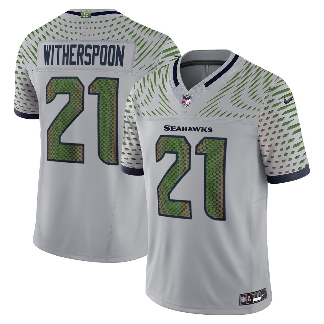 Devon Witherspoon Seattle Seahawks Nike 2025 Rivalries Collection Stitched Limited Official Jersey - Wolf Gray