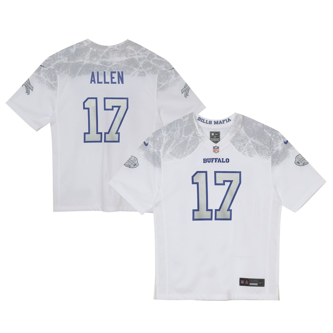 Josh Allen Buffalo Bills Nike Toddler 2025 Rivalries Collection Game Official Jersey - White
