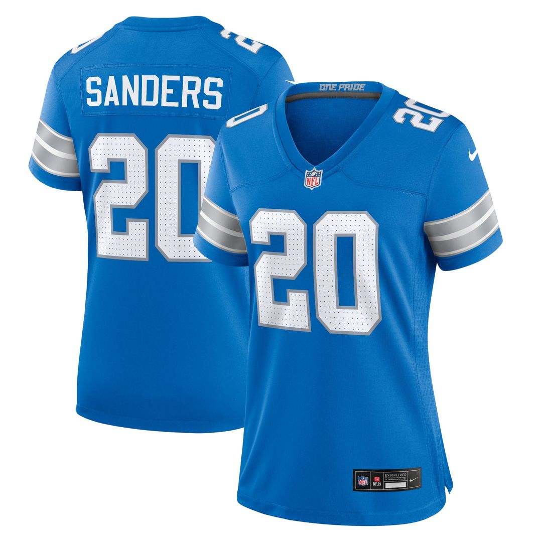 Barry Sanders Detroit Lions Nike Women's 2nd Alternate Retired Player Game Official Jersey - Black