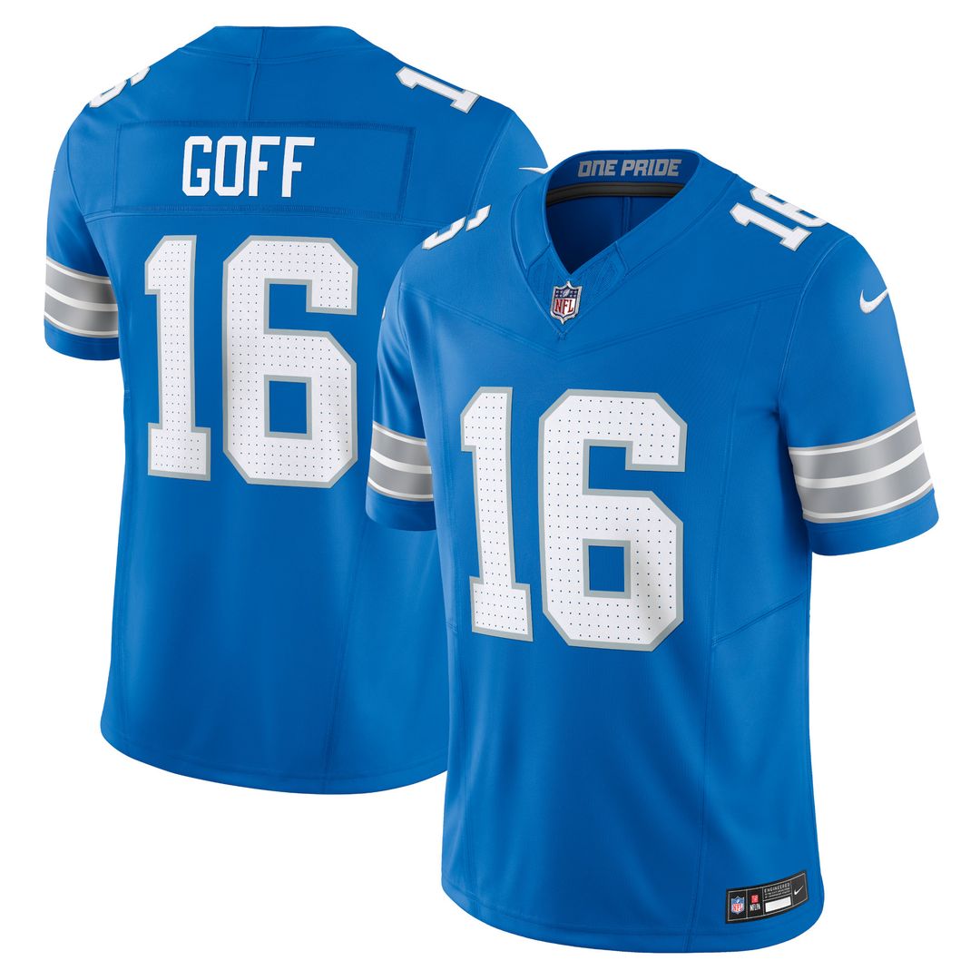 Jared Goff Detroit Lions Nike Vapor F.U.S.E. Limited Jersey - White