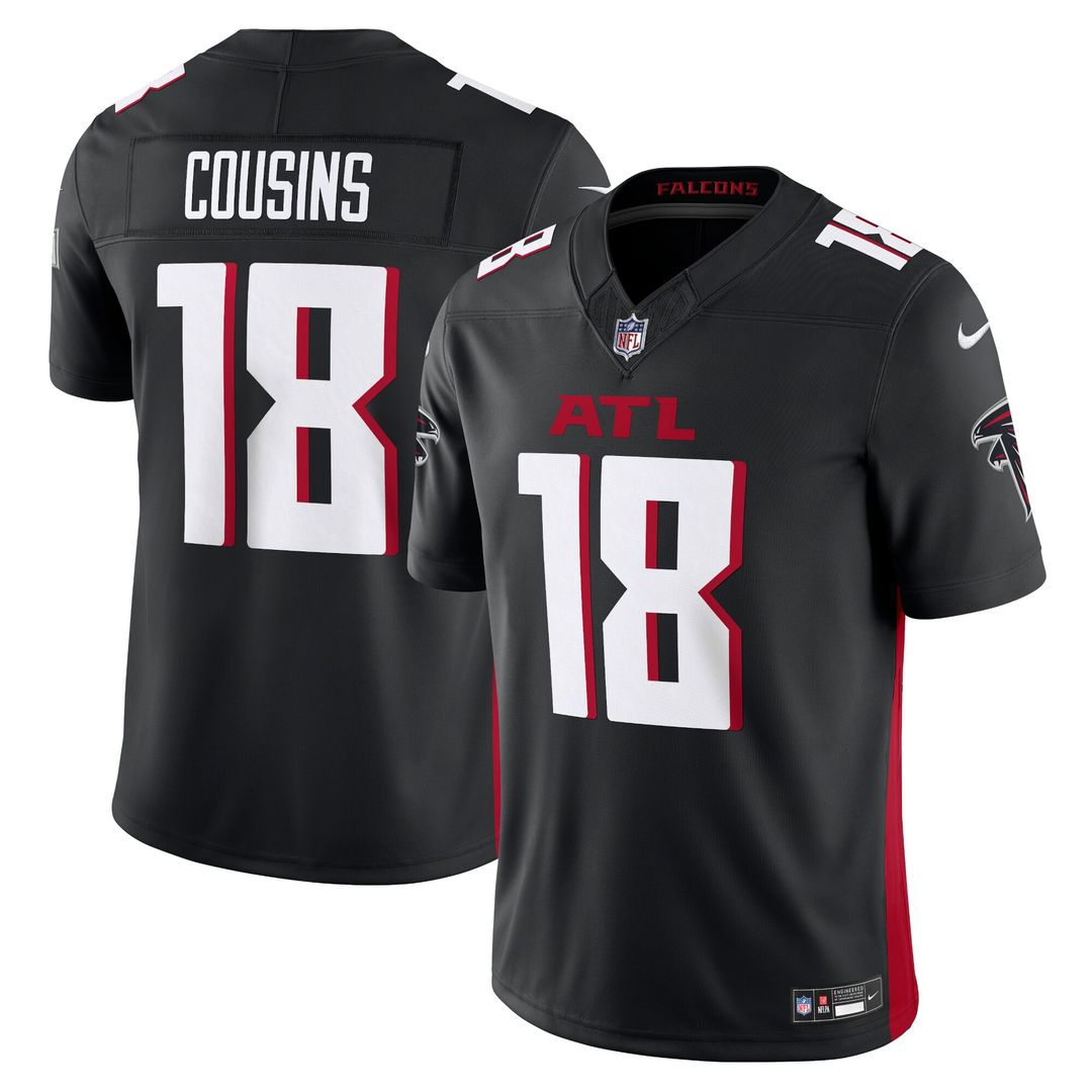 Kirk Cousins Atlanta Falcons Nike Vapor F.U.S.E. Limited Official Jersey - Black