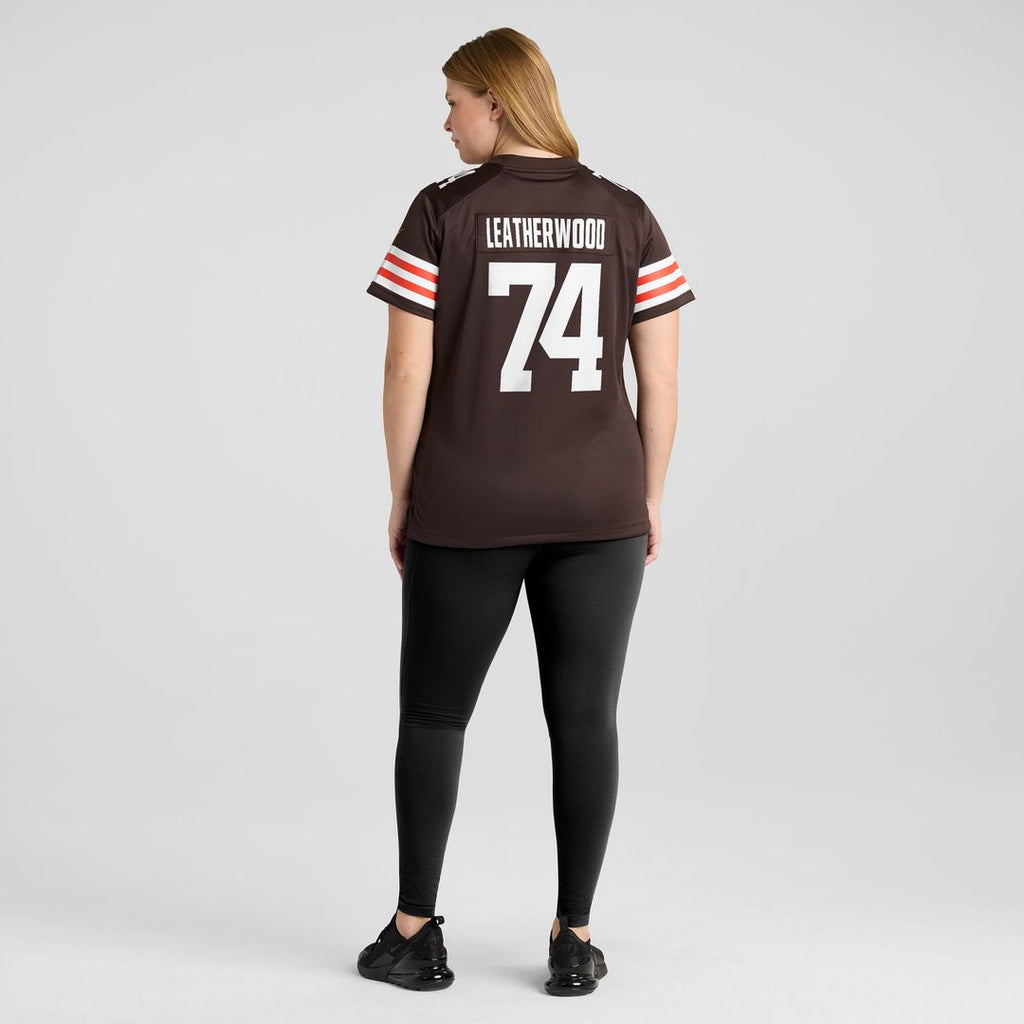 Alex Leatherwood Cleveland Browns Nike Women's Team Game Official Jersey -  Brown