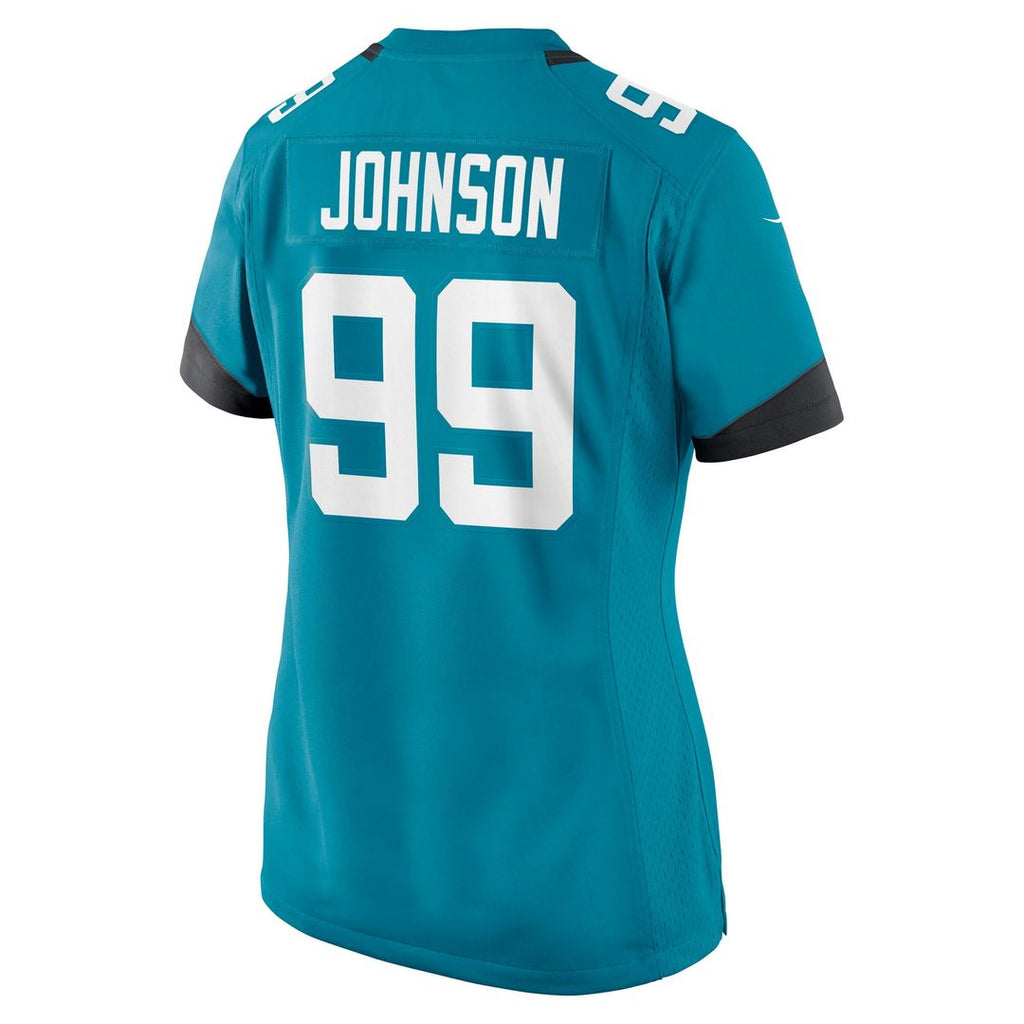 Austin Johnson Jacksonville Jaguars Nike Women's Team Game Jersey - Teal