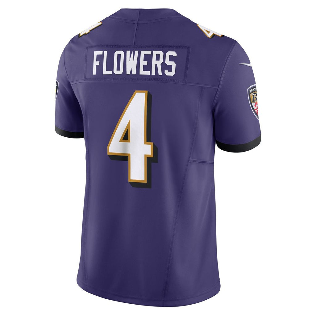 Zay Flowers Baltimore Ravens Nike Alternate Vapor F.U.S.E. Limited Official Jersey - Black