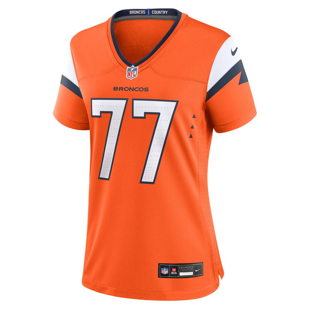 Quinn Meinerz Denver Broncos Nike Women's Team Game Jersey - Orange