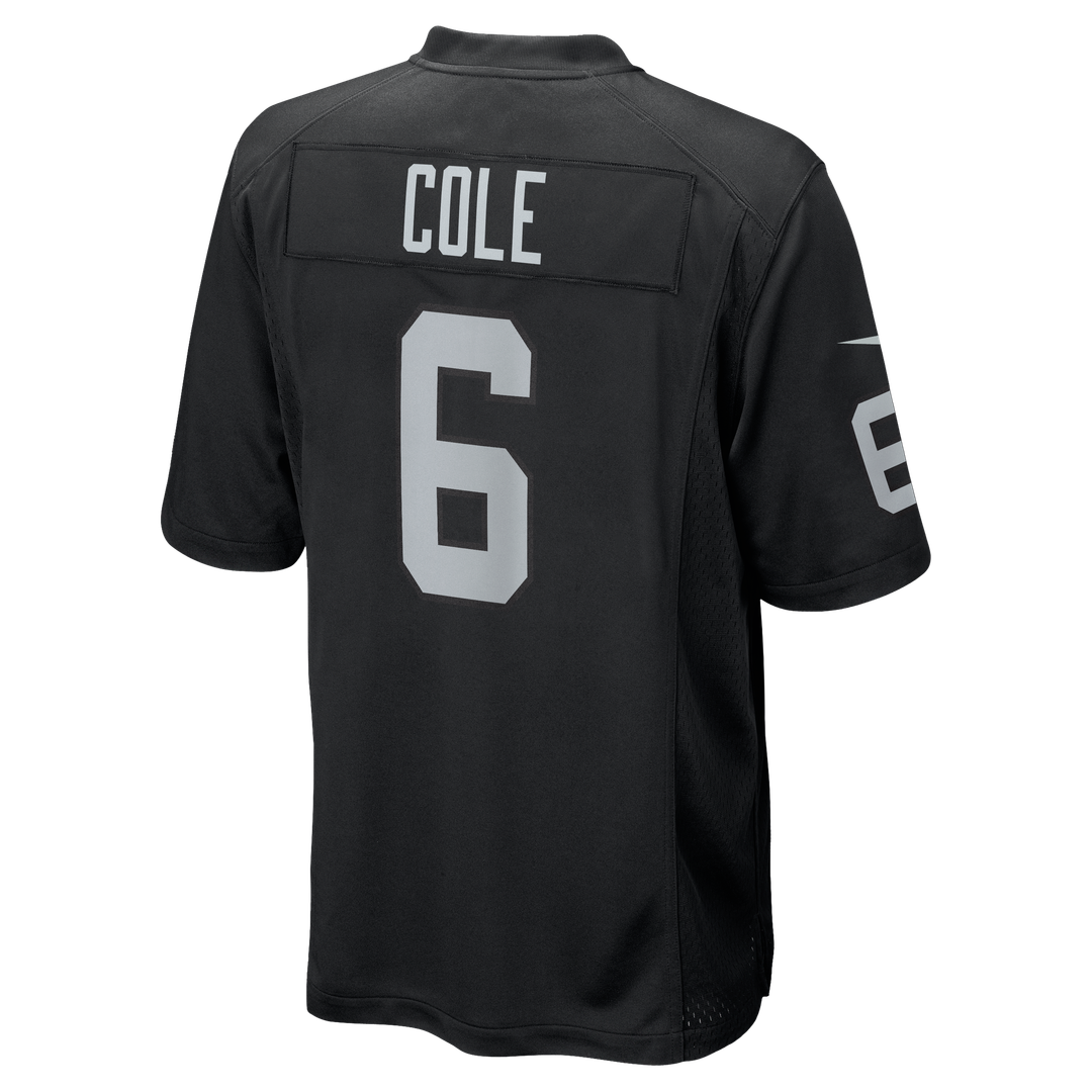 AJ Cole Las Vegas Raiders Nike Game Official Jersey - Black