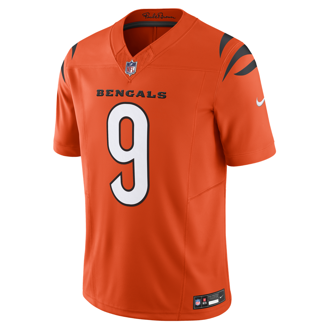 Joe Burrow Cincinnati Bengals Nike Vapor F.U.S.E. Limited Official Jersey - Orange