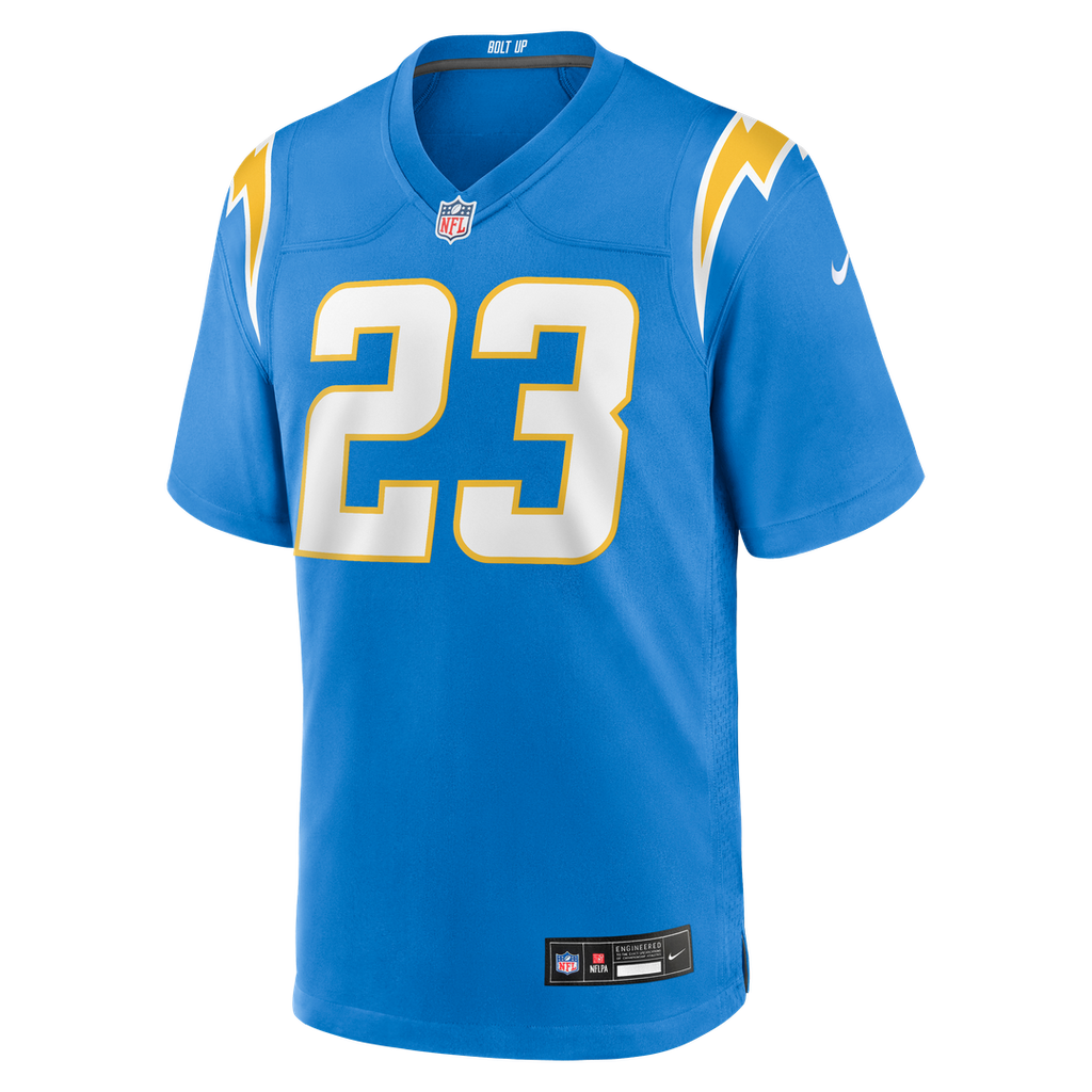 Tony Jefferson Los Angeles Chargers Nike Team Game Official Jersey -  Powder Blue