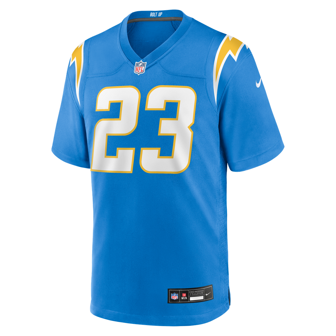 Tony Jefferson Los Angeles Chargers Nike Team Game Official Jersey -  Powder Blue