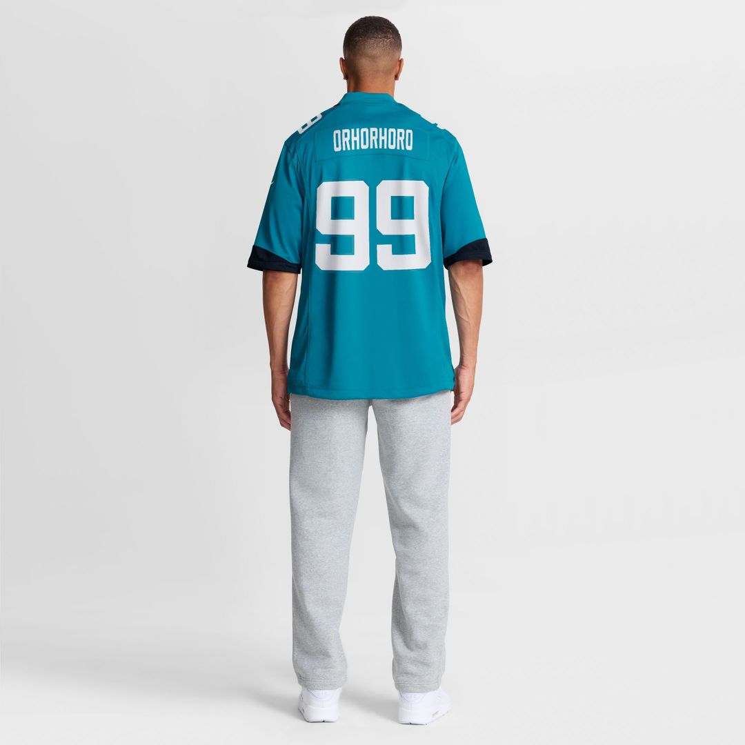 Ruke Orhorhoro Jacksonville Jaguars Nike Team Game Official Jersey -  Teal