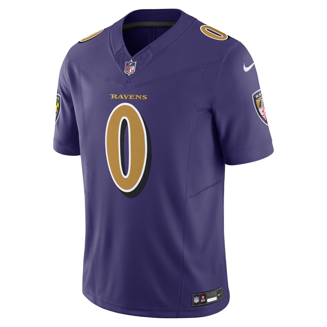 Roquan Smith Baltimore Ravens Nike Alternate 2 Vapor F.U.S.E. Limited Official Jersey - Purple