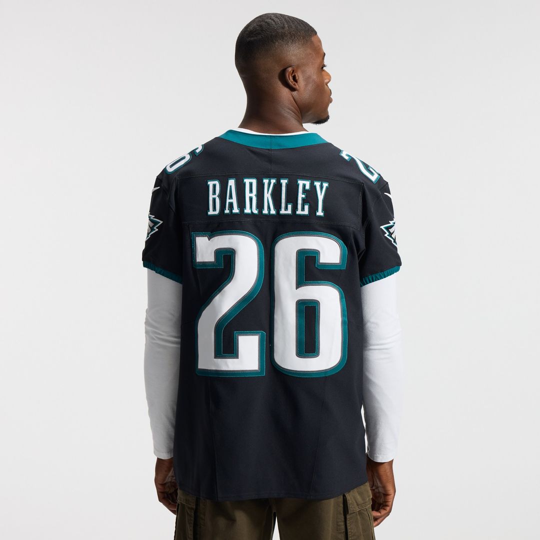 Saquon Barkley Philadelphia Eagles Nike Alternate  Vapor F.U.S.E. Elite Official Jersey - Black