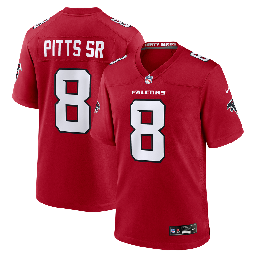 Kyle Pitts Sr. Atlanta Falcons Nike Alternate Game Jersey - Black