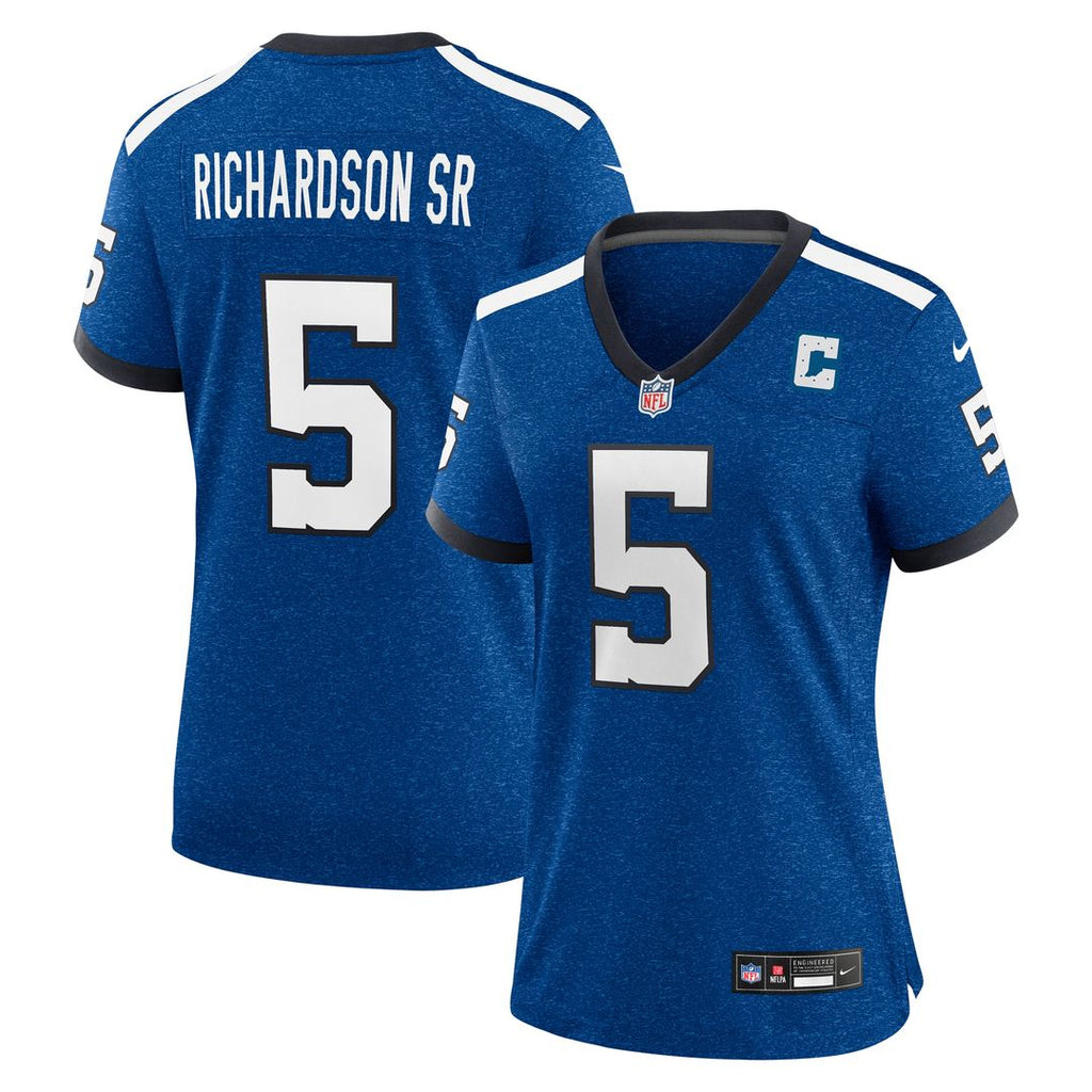Anthony Richardson Sr. Indianapolis Colts Nike Women's Alternate Indiana Nights Game Official Jersey - Royal
