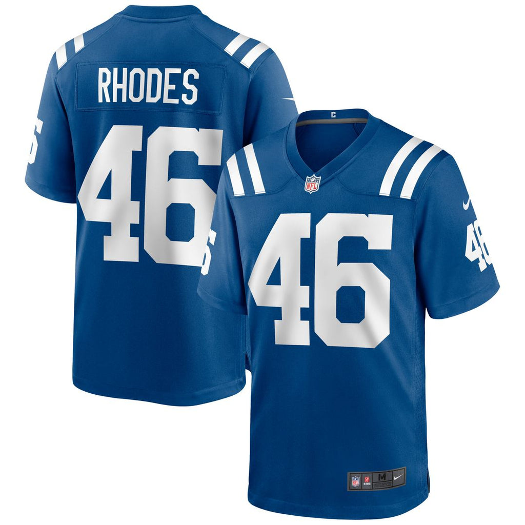 Luke Rhodes Indianapolis Colts Nike Game Official Jersey - Royal