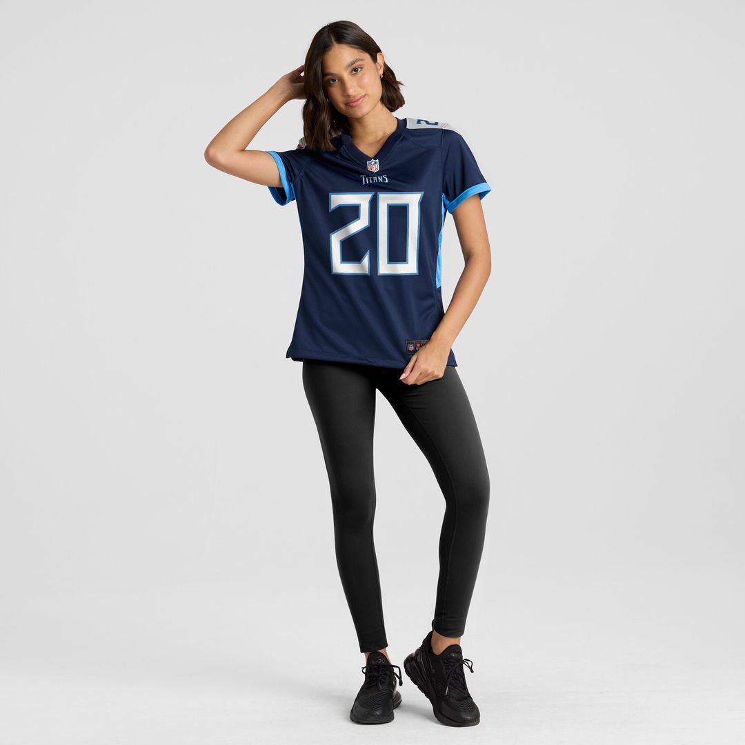 Tony Pollard Tennessee Titans Nike Women's Game Player Official Jersey - Navy