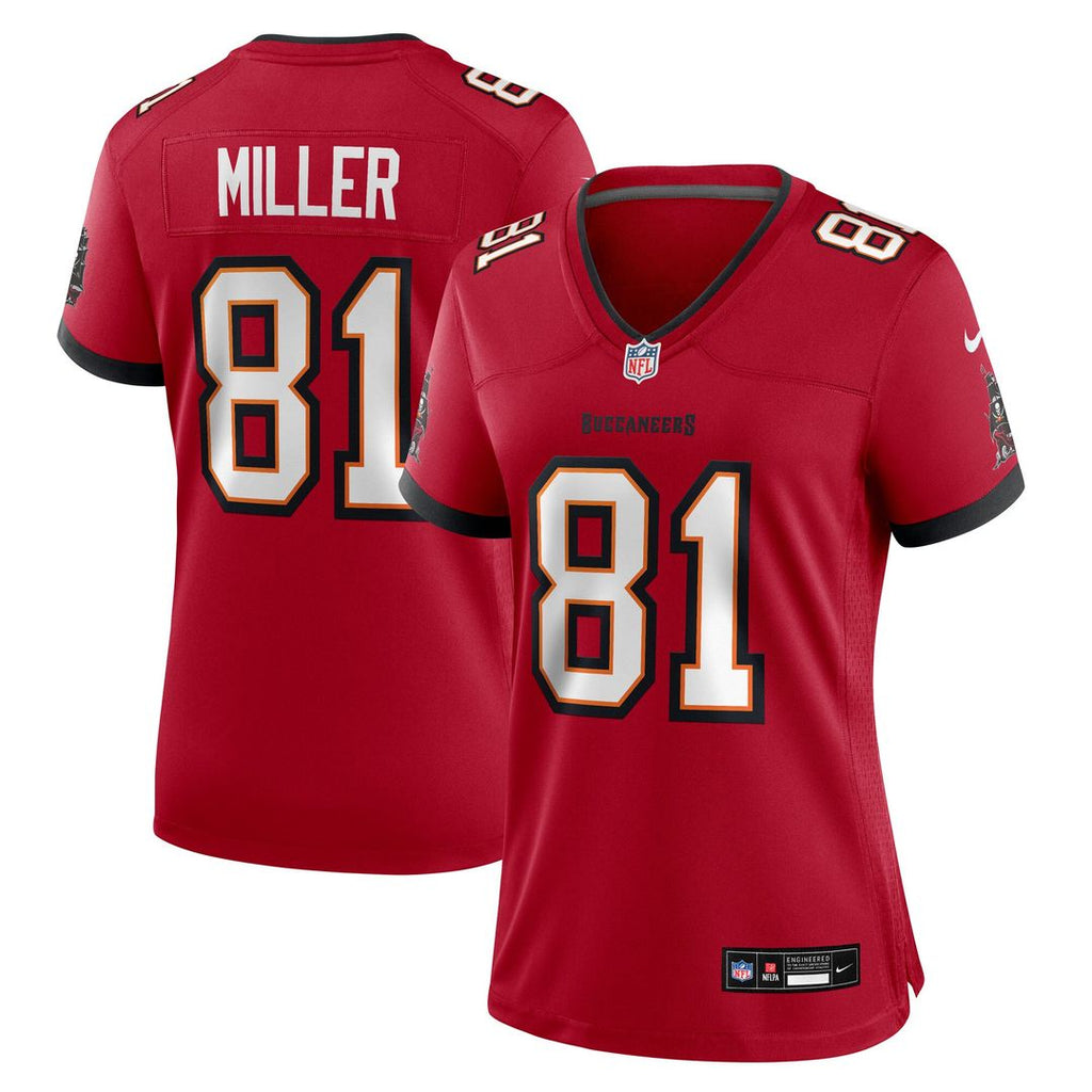 Ryan Miller Tampa Bay Buccaneers Nike Women's Team Game Official Jersey -  Red
