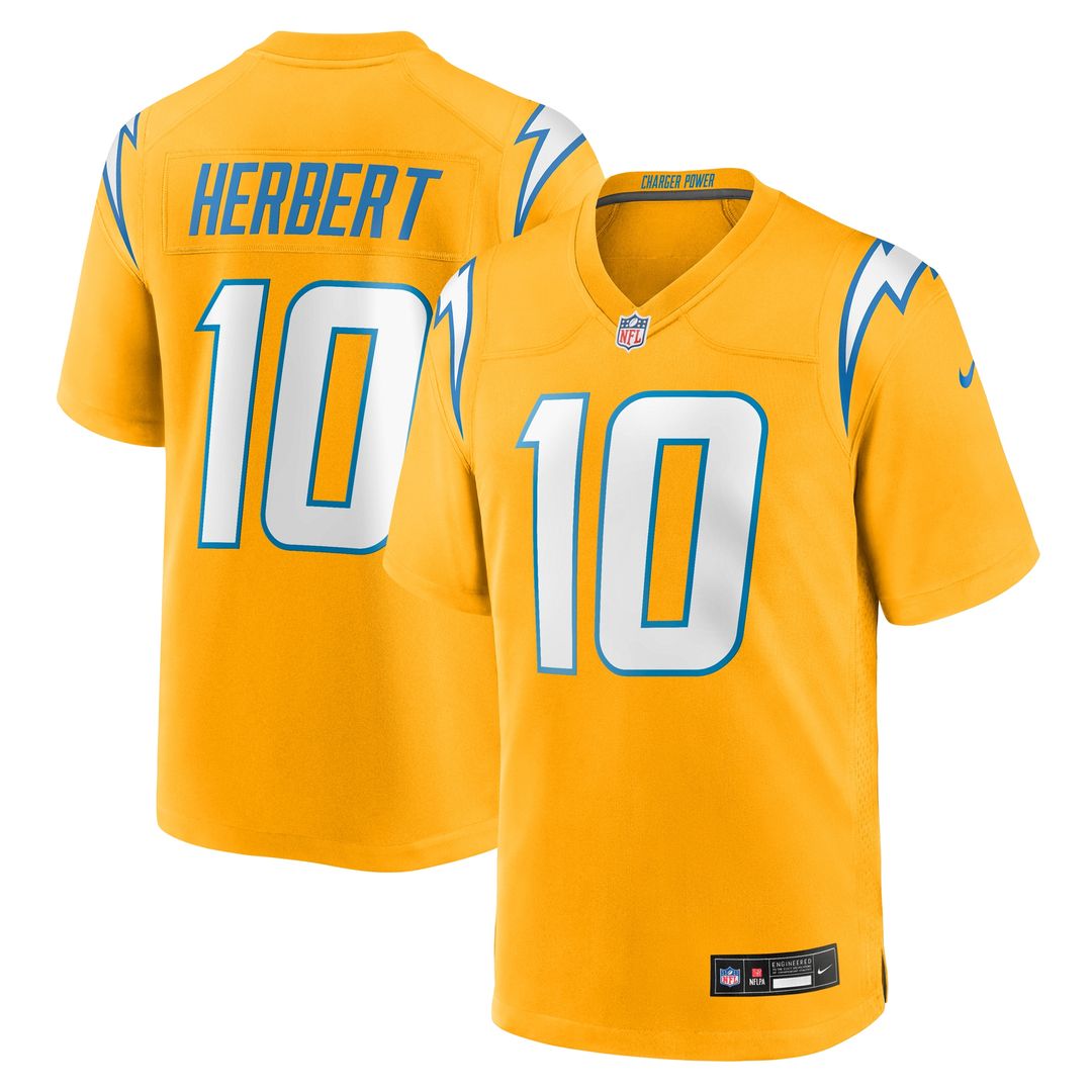 Justin Herbert Los Angeles Chargers Nike Youth Alternate Super Chargers Game Player Official Jersey - Navy