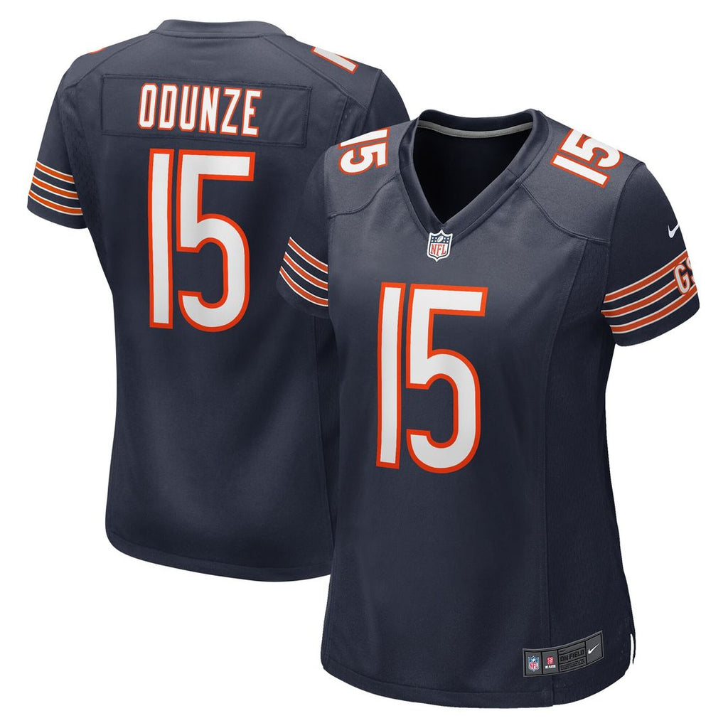 Rome Odunze Chicago Bears Nike Women's Game Official Jersey -  Navy