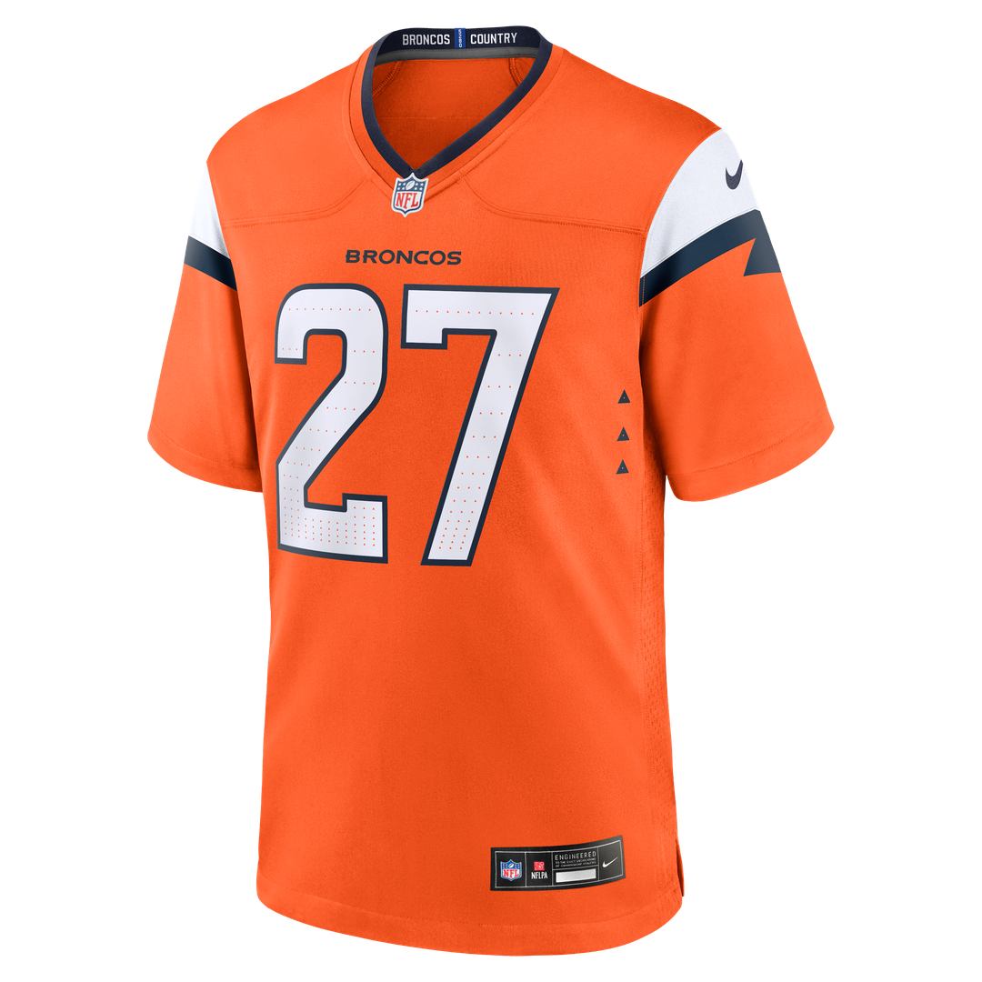 J.K. Dobbins Denver Broncos Nike Team Game Jersey - Orange