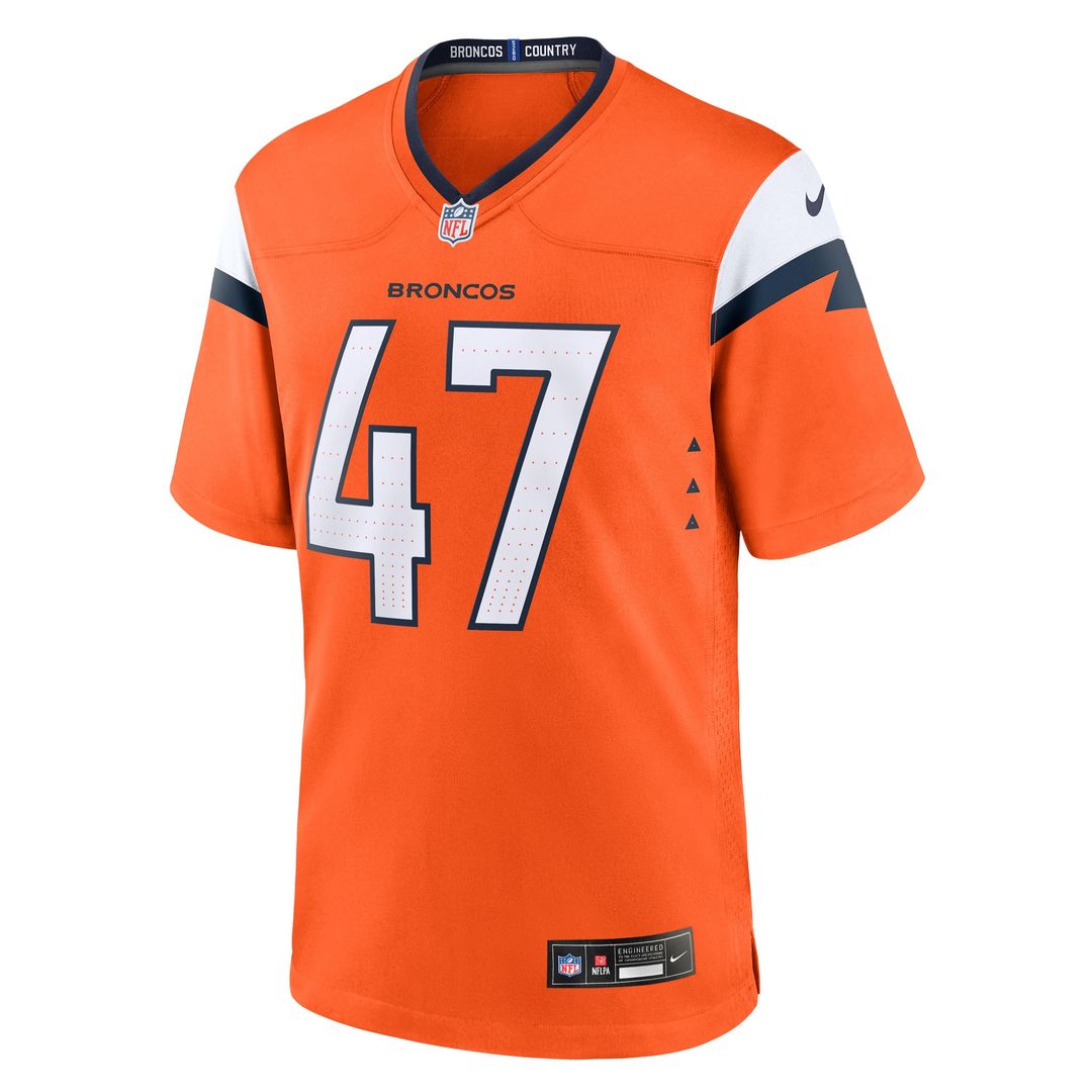 Karene Reid Denver Broncos Nike Team Game Official Jersey -  Orange