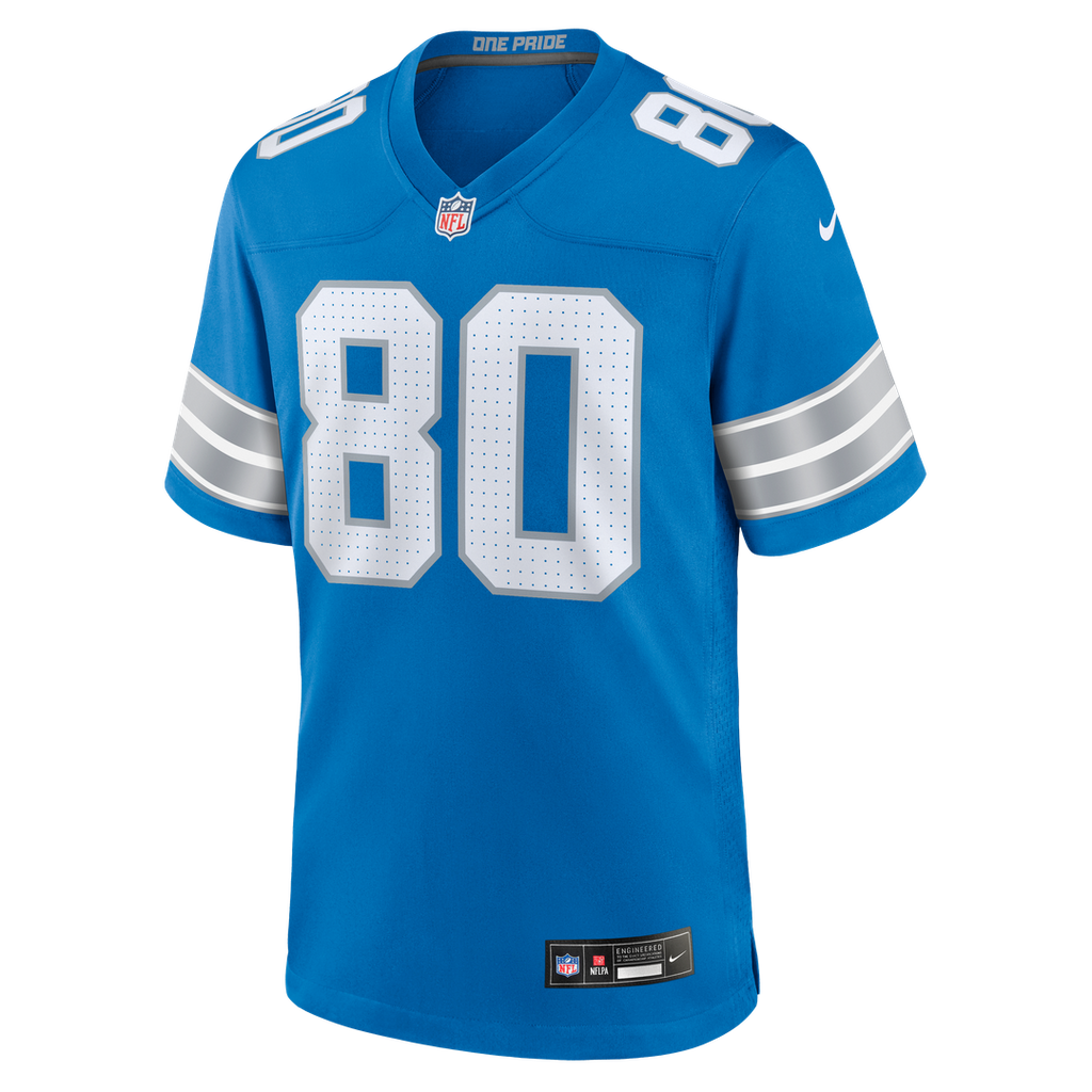 Malik Cunningham Detroit Lions Nike Team Game Jersey - Blue