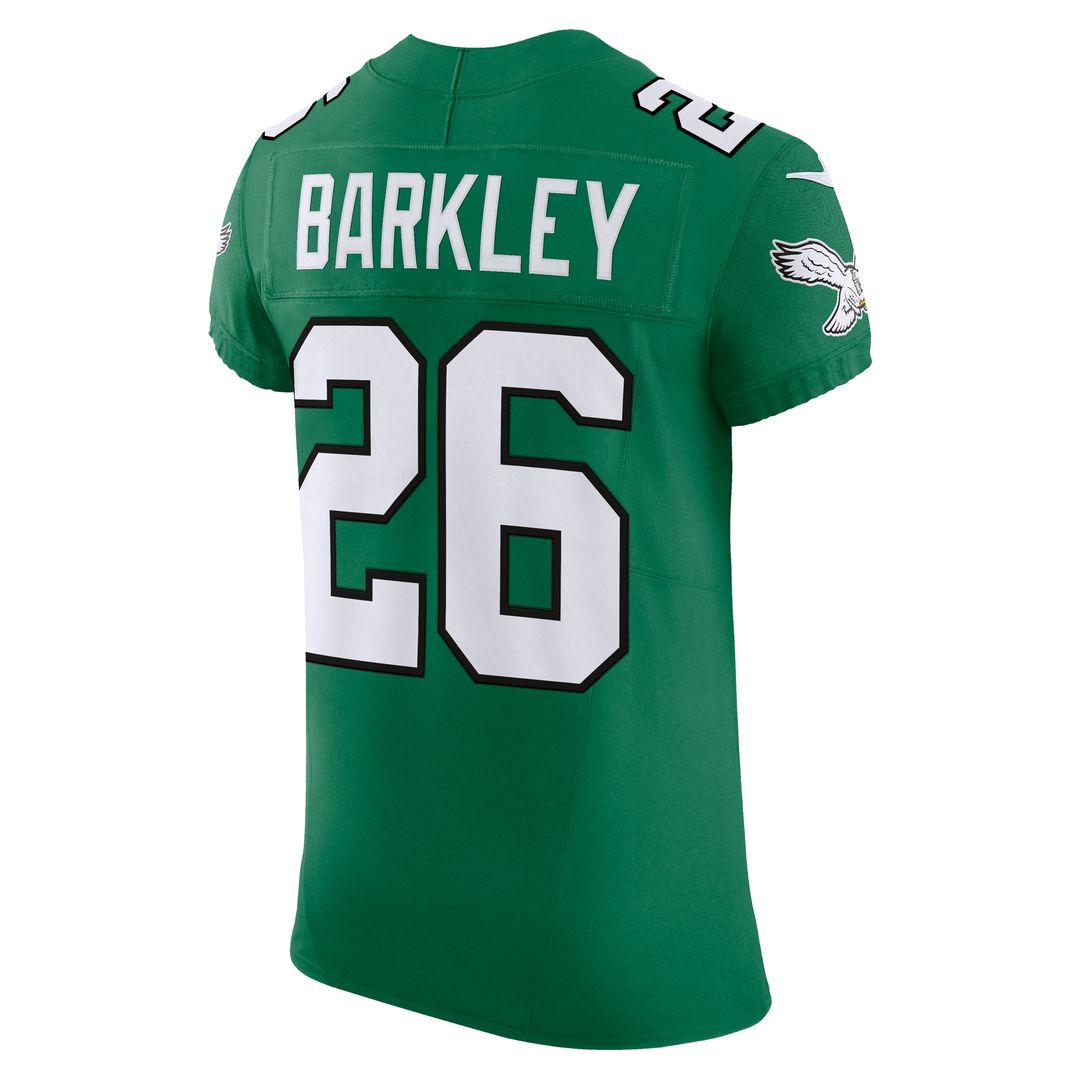 Saquon Barkley Philadelphia Eagles Nike Alternate Vapor F.U.S.E. Elite Jersey - Kelly Green