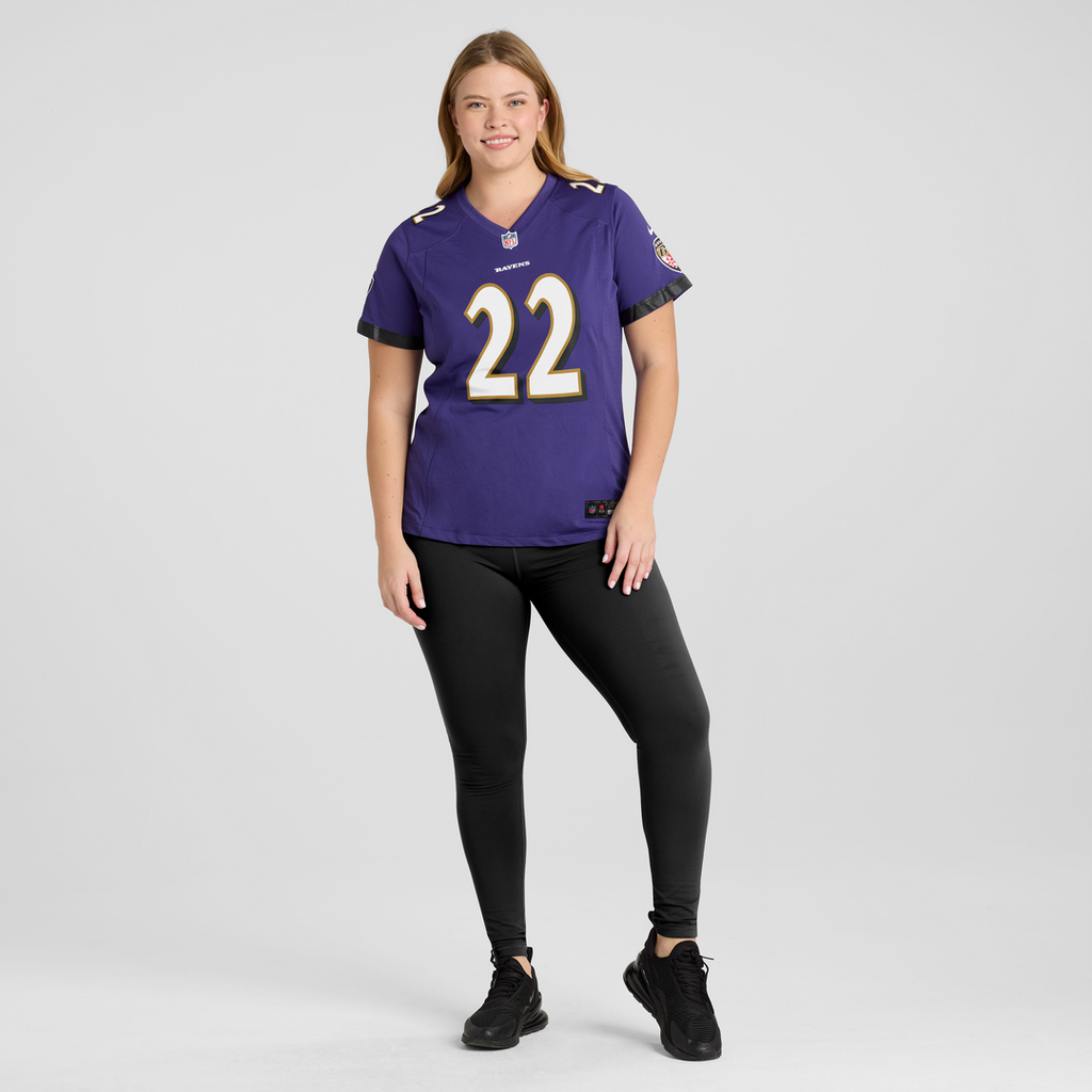 Derrick Henry Baltimore Ravens Nike Women's Game Player Official Jersey - Purple