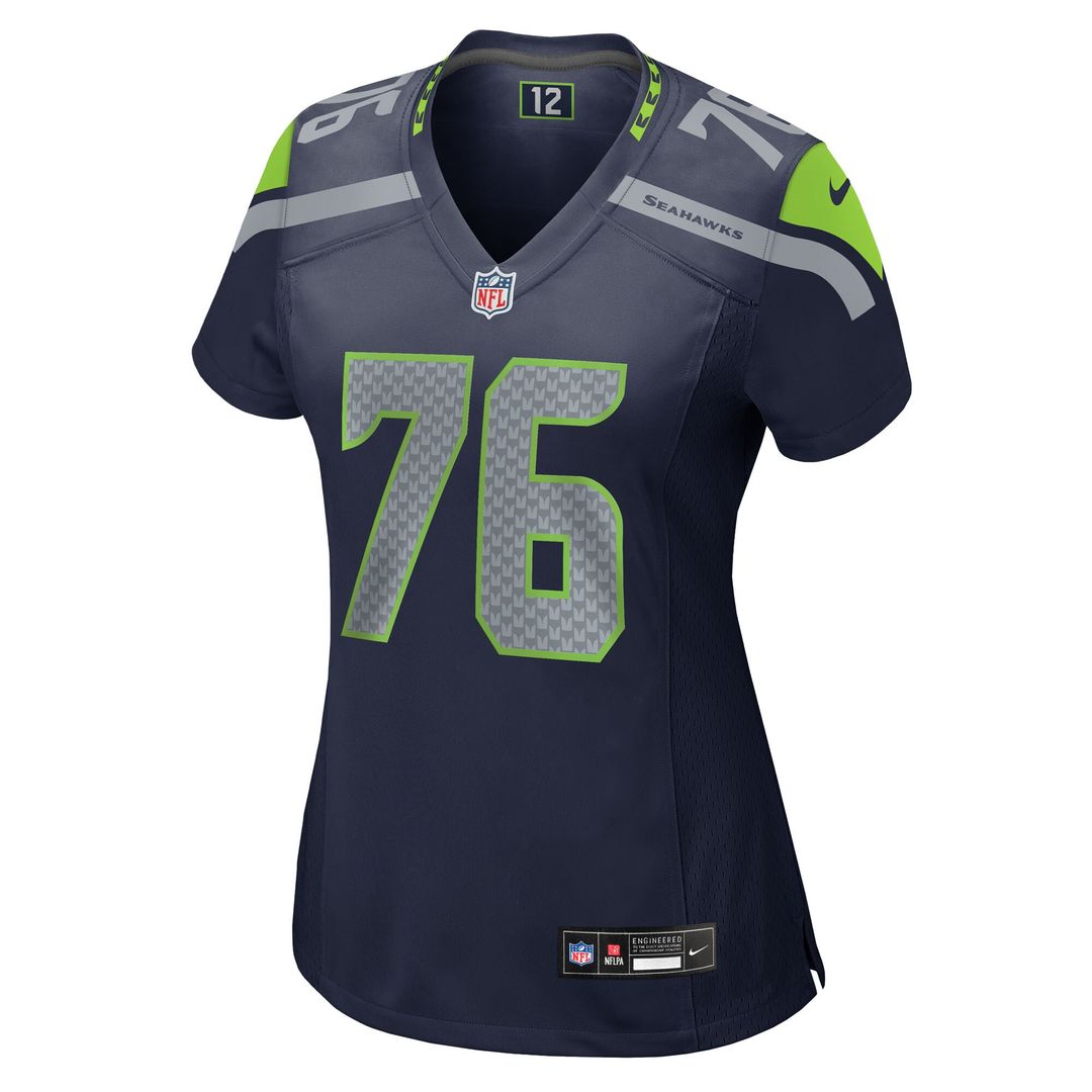Grey Zabel Seattle Seahawks Nike Women's Team Game Jersey - College Navy