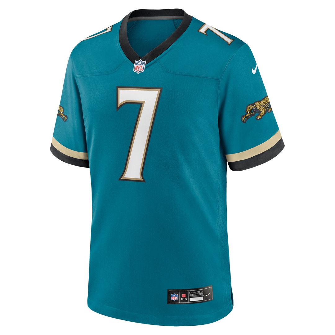 Brian Thomas Jr. Jacksonville Jaguars Nike Alternate Game Official Jersey - Teal