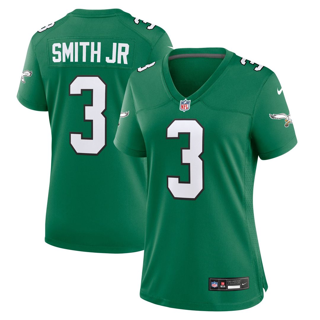 Nolan Smith Philadelphia Eagles Nike Women's Alternate Game Official Jersey -  Kelly Green