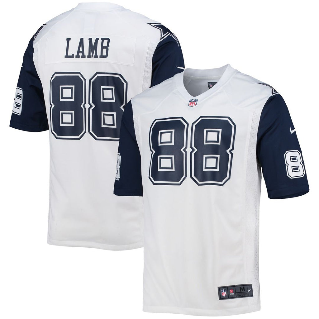 CeeDee Lamb Dallas Cowboys Nike Alternate Game Team Official Jersey - White