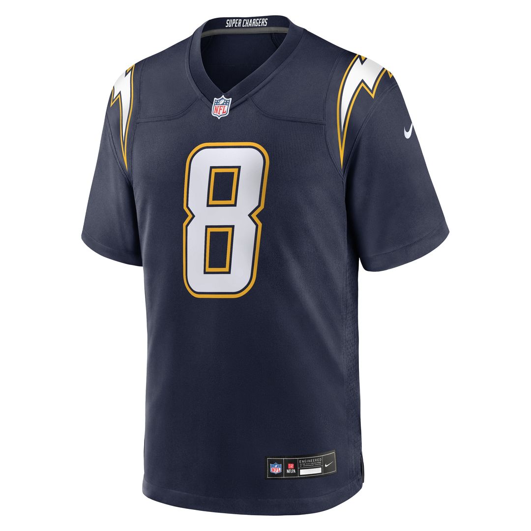 Omarion Hampton Los Angeles Chargers Nike Alternate Super Chargers Game Player Jersey - Navy