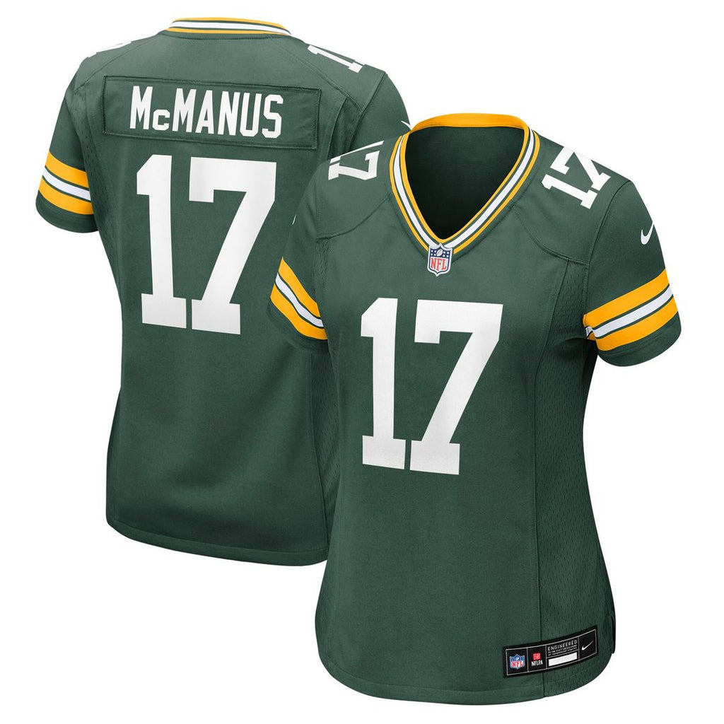Brandon McManus Green Bay Packers Nike Women's Team Game Jersey - Green