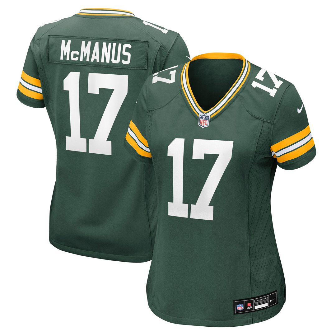 Brandon McManus Green Bay Packers Nike Women's Team Game Jersey - Green