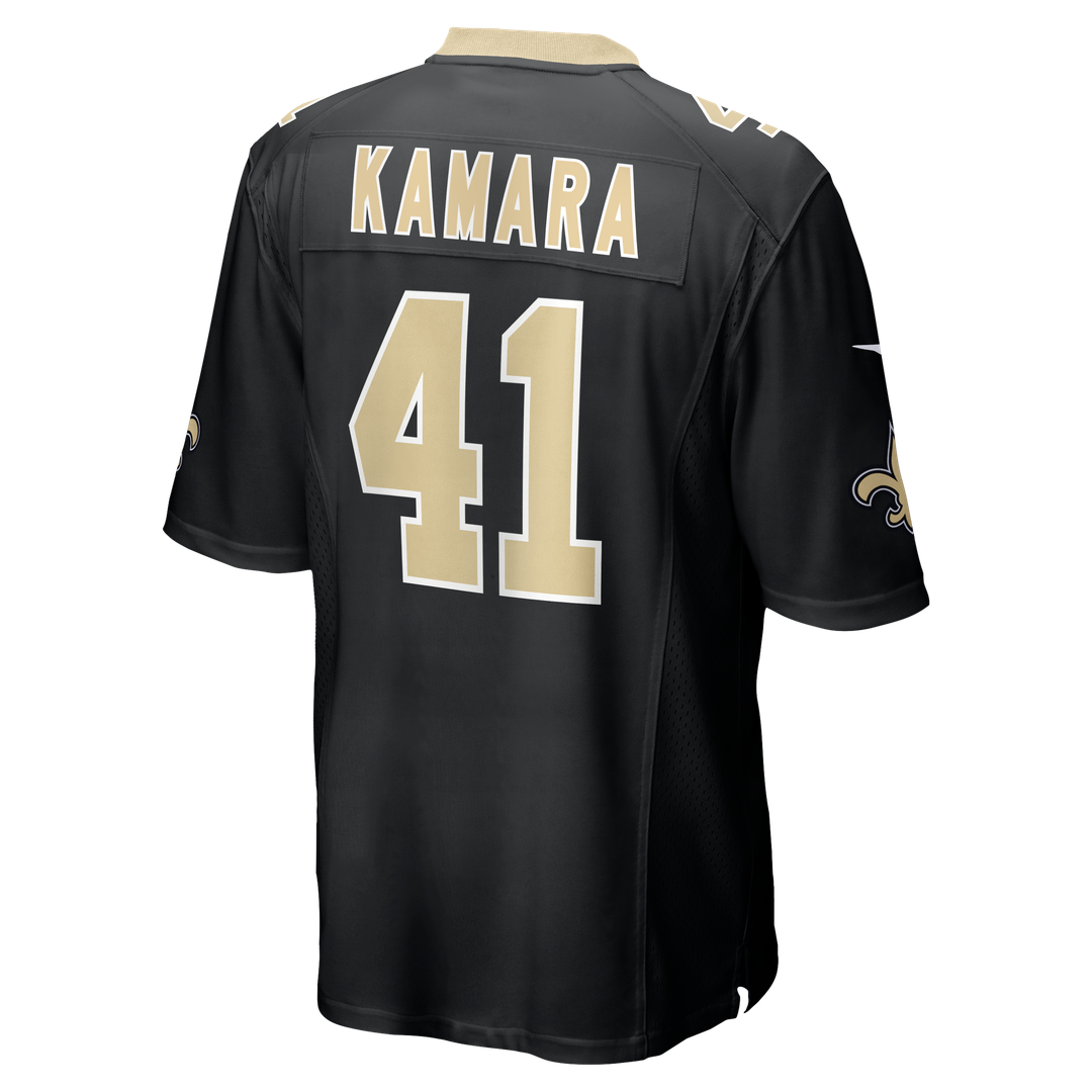 Alvin Kamara New Orleans Saints Nike Game Official Jersey - Black