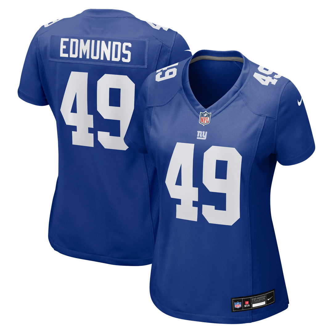 Tremaine Edmunds New York Giants Nike Women's Team Game Jersey - Royal