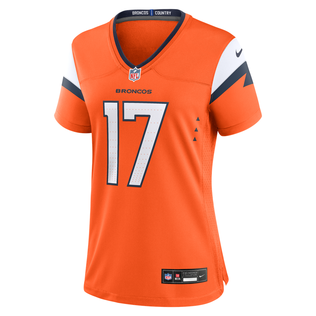 Lil'Jordan Humphrey Denver Broncos Nike Women's Team Game Jersey - Orange