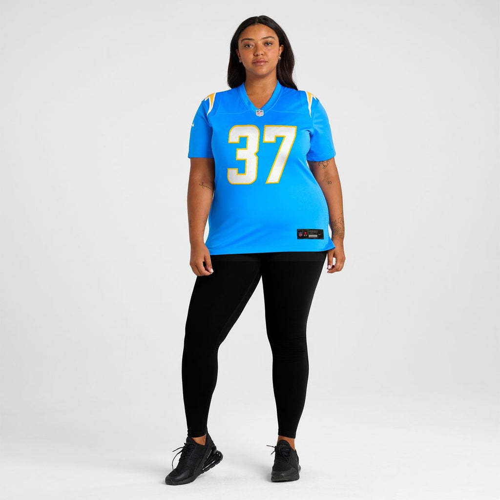 Jordan Oladokun Los Angeles Chargers Nike Women's Team Game Official Jersey -  Powder Blue