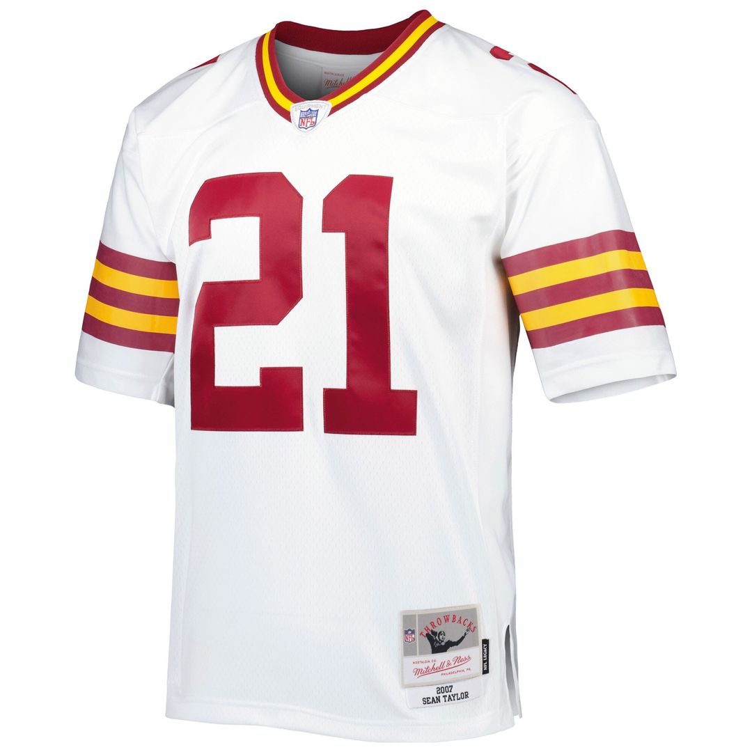 Sean Taylor Washington Commanders Mitchell & Ness Big & Tall 2007 Legacy Retired Player Official Jersey - White
