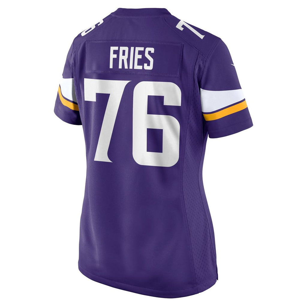 Will Fries Minnesota Vikings Nike Women's Team Game Official Jersey -  Purple