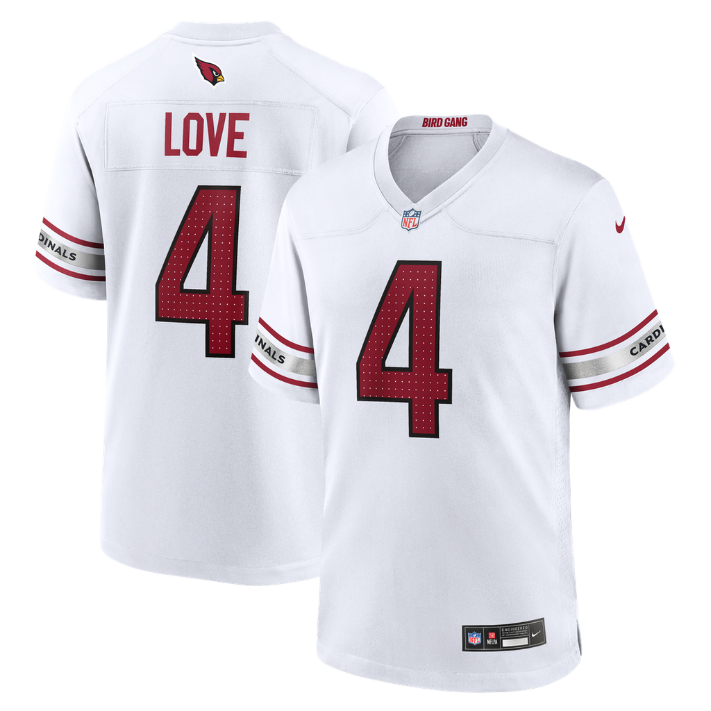 Jeremiyah Love Arizona Cardinals Nike Game Player Official Jersey - White