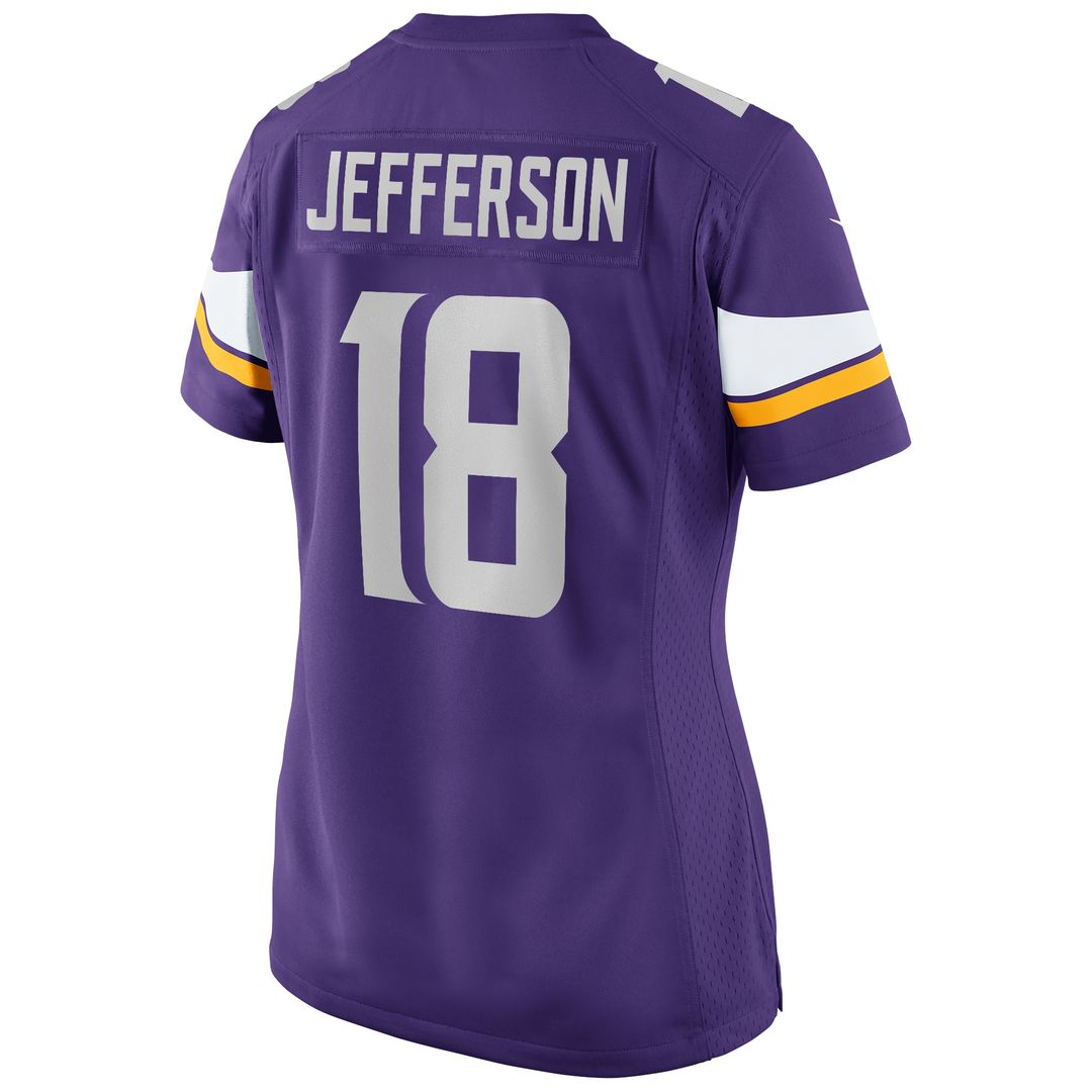 Justin Jefferson Minnesota Vikings Nike Women's Game Official Jersey - Purple