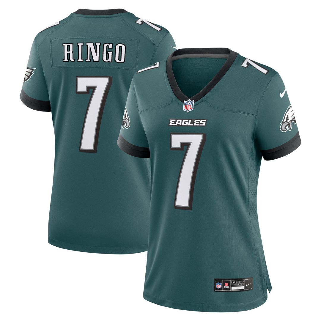 Kelee Ringo Philadelphia Eagles Nike Women's Team Game Jersey - Midnight Green