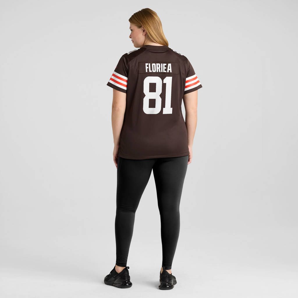 Luke Floriea Cleveland Browns Nike Women's Team Game Official Jersey -  Brown