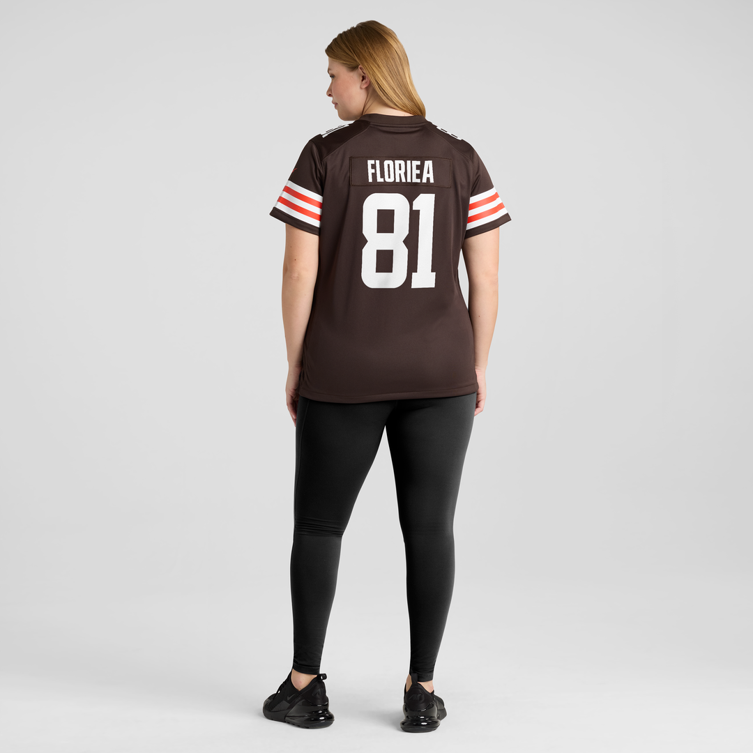 Luke Floriea Cleveland Browns Nike Women's Team Game Official Jersey -  Brown