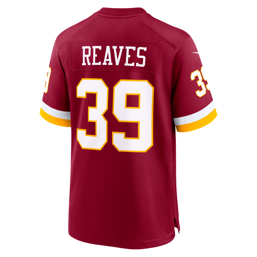 Jeremy Reaves Washington Commanders Nike Game Super Bowl Era Official Jersey - White