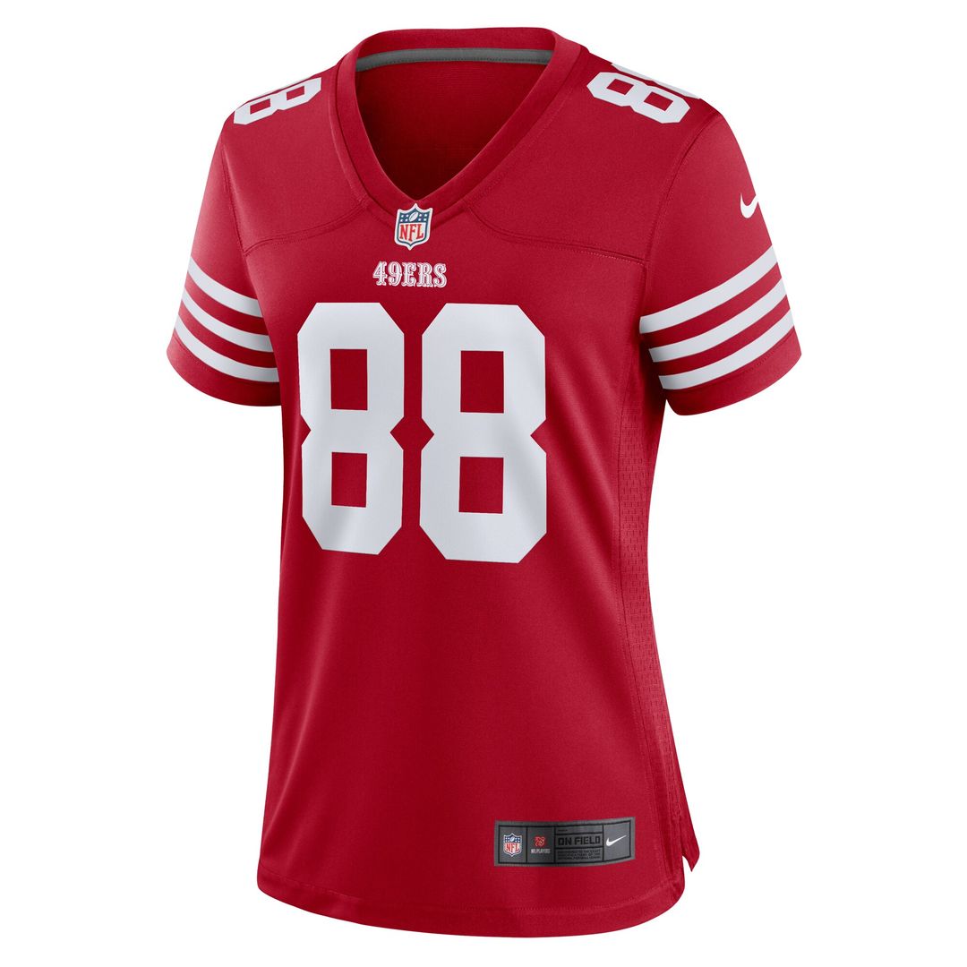 Jake Tonges San Francisco 49ers Nike Women's Team Game Jersey - Scarlet